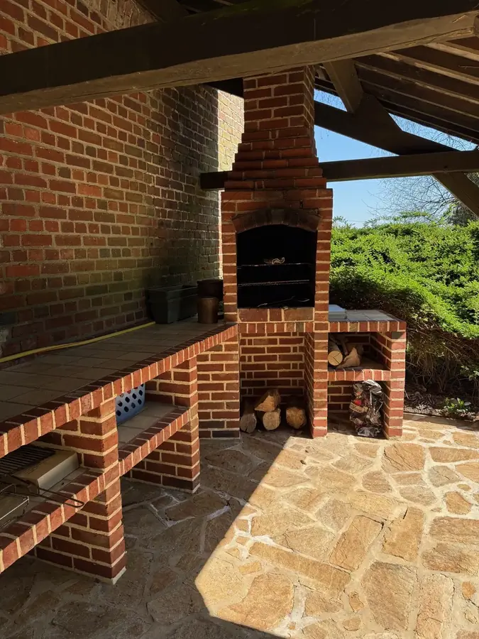 Coin barbecue en briques