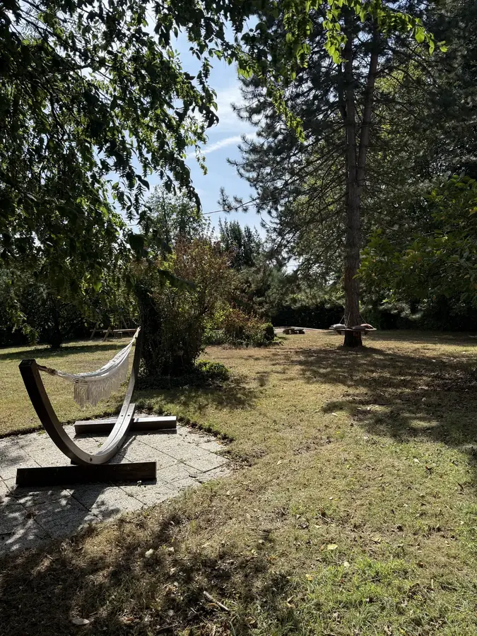 Hamac dans le jardin